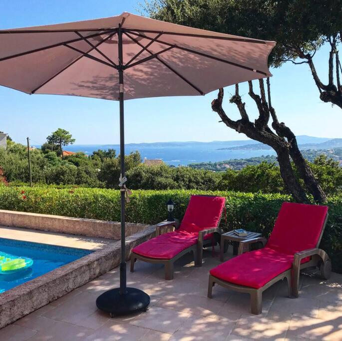 Les Issambres - 8 pers, piscine privée, belle vue mer - Villa avec Piscine Privée - 27