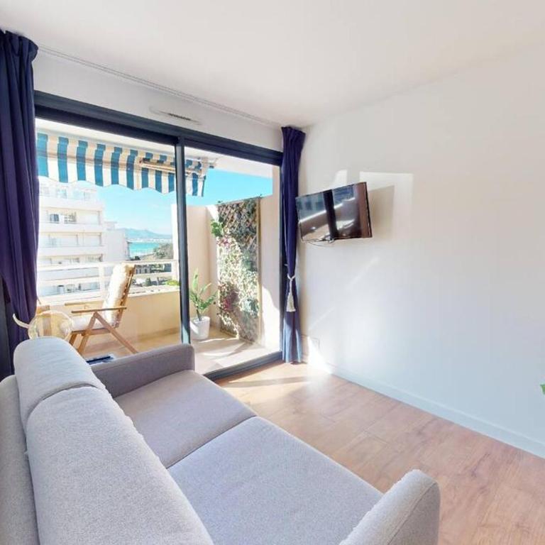 Terrasse avec aperçu mer, Piscine, Plage à 200m - Appartement 1 Chambre - 2