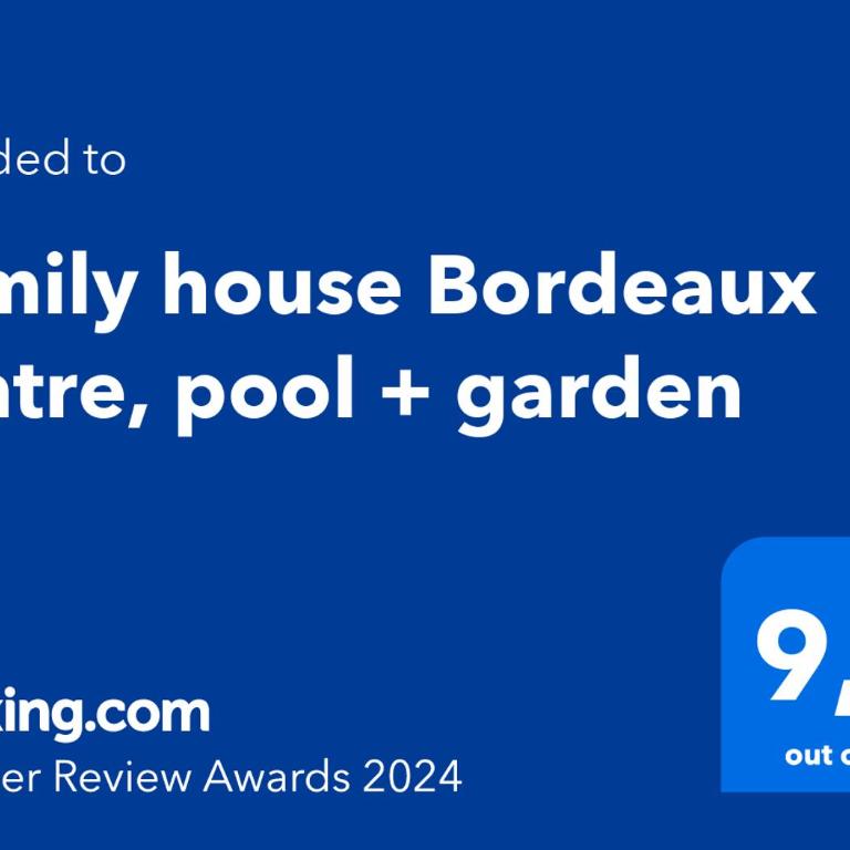 Family house Bordeaux centre, pool, garden, air conditioning - Villa avec Piscine Privée - 32