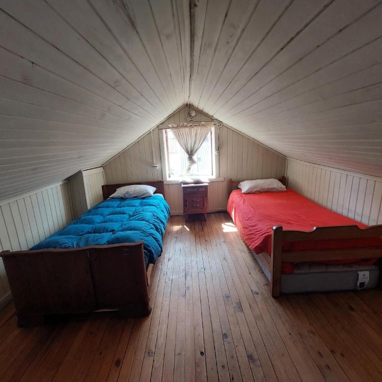 Hosteria CentroSur Villarrica - Habitación Doble con baño compartido - 2 camas - 1