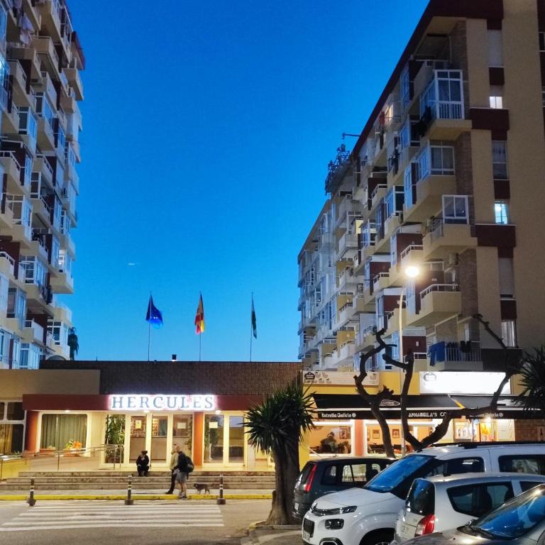 Hercules Paradise 531 - Mediterranean Sea View Terrace - Resort Pools & Gardens - 10 Min Beach - Central Benalmadena - Direct Train to Airport & Malaga - Fast Private WiFi - Remote Work and FireTV ready - One-Bedroom Apartment - 23