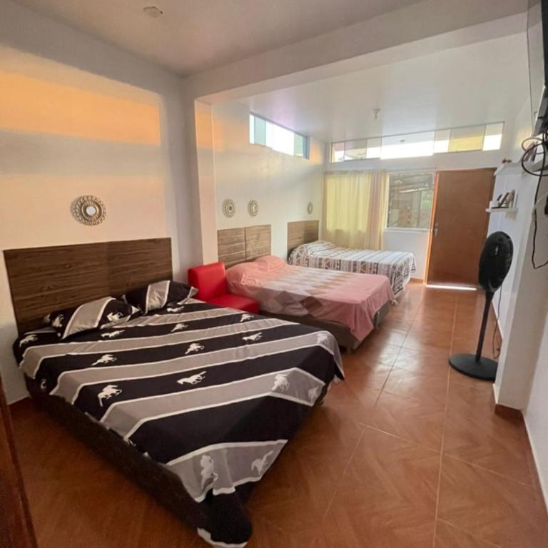 Hospedaje Pinos del Mar - Triple Room with Pool View - 6