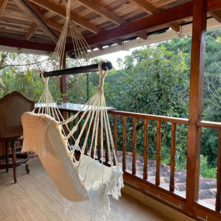 Finca con BBQ, Parking Privado y Hamacas - Three-Bedroom House - 6