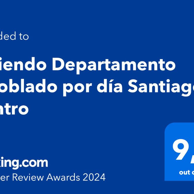 Arriendo Departamento amoblado por día Santiago Centro - Apartamento de 1 dormitorio - 3