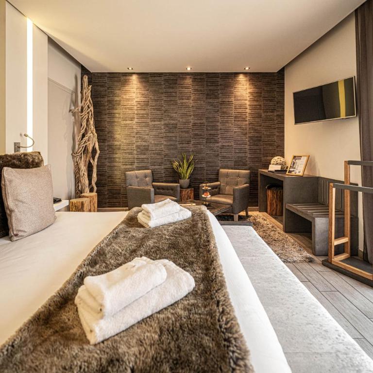 Hôtel Le Parc - La Table de Franck Putelat - Chambre Double de Luxe avec Jacuzzi Extérieur - 1