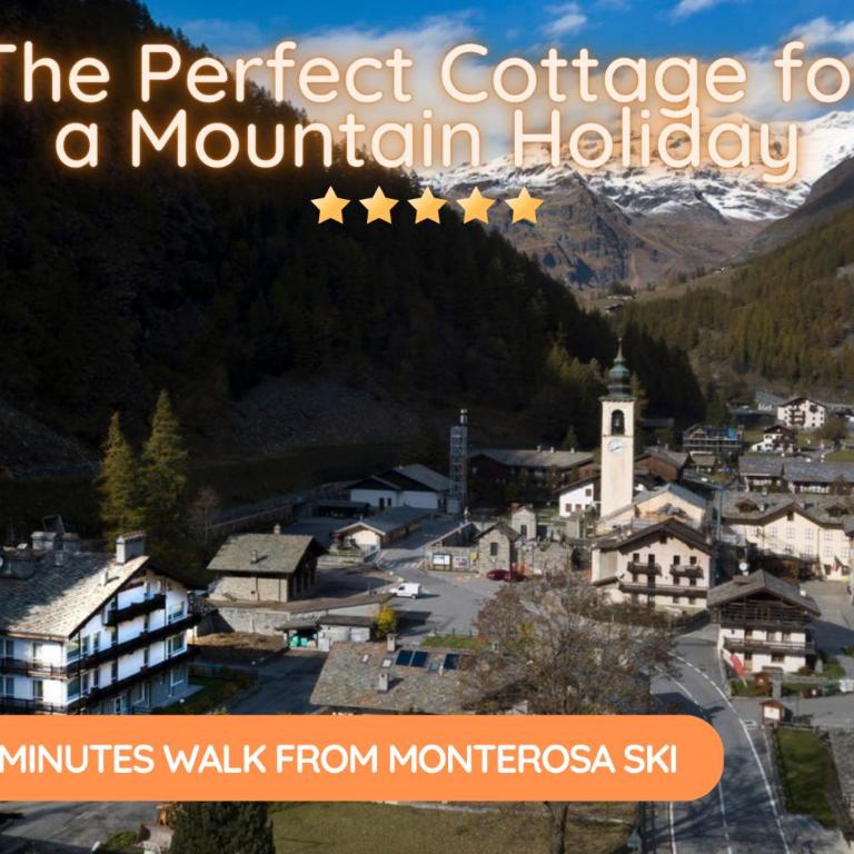 5 Minutes from Monterosa Ski, Small Cottage - Appartamento con Vista Montagna - 1