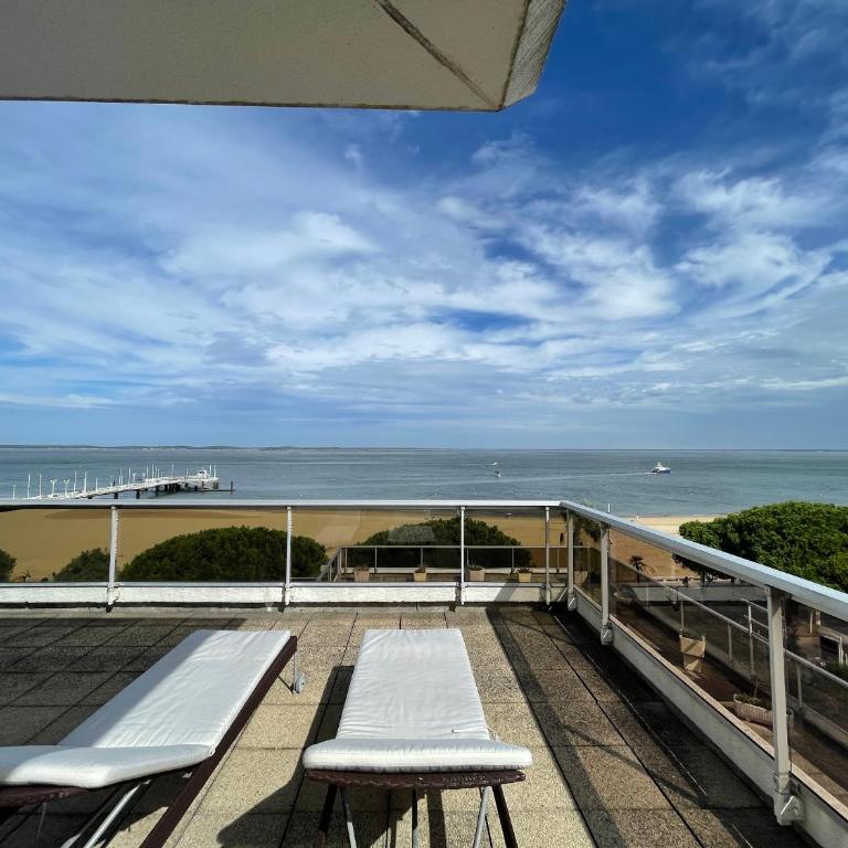 Appartement 4 chambres au dernier étage avec immense terrasse face au Bassin à Arcachon - FR-1-420-122 - Apartment - 9