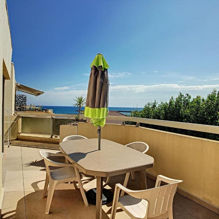 Location saisonnière - F3 - 8 pers - 1ère ligne - Garage - Animaux acceptés - Appartamento con 2 Camere da Letto - 8