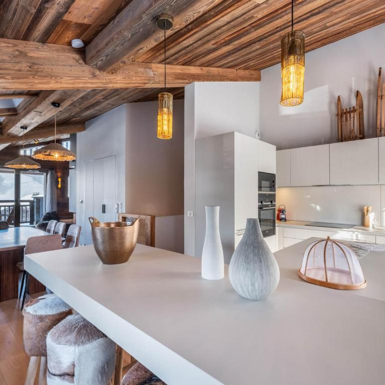 Chalet avec spa partagé, 5 chambres, piscine, parkings à Megève - FR-1-569-187 - Appartement - 13
