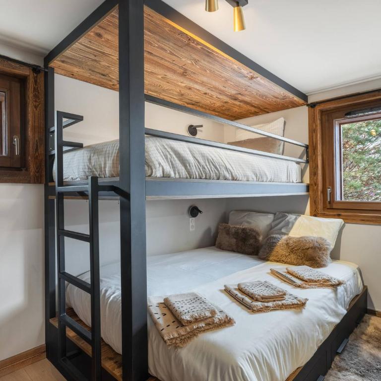 Chalet avec spa partagé, 5 chambres, piscine, parkings à Megève - FR-1-569-187 - Appartement - 15