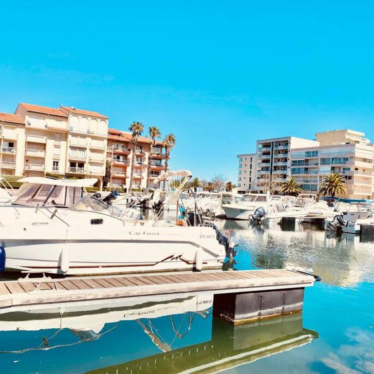 Appartement pour 4 vue sur la marina de Canet - Apartment mit 1 Schlafzimmer - 20
