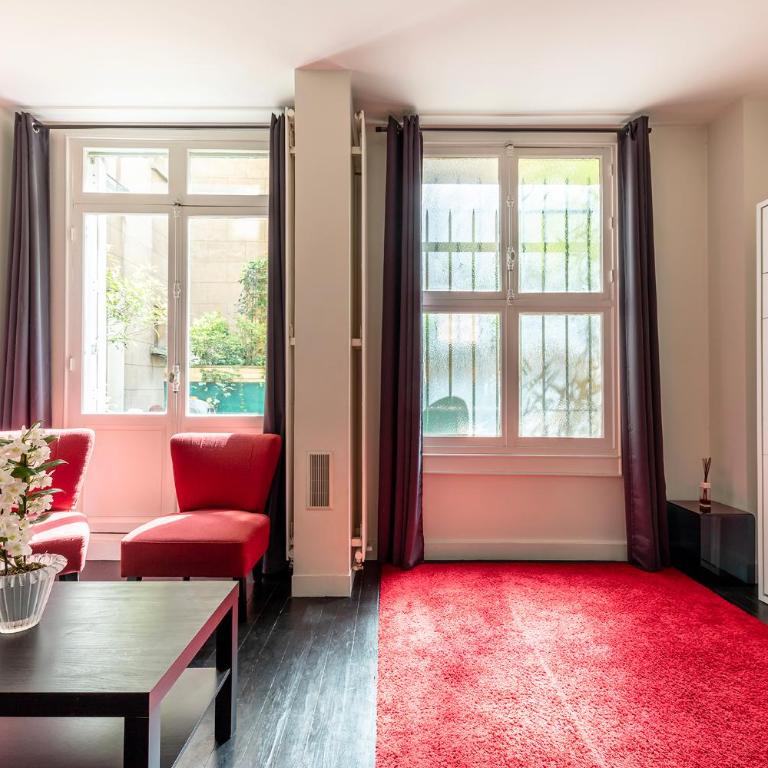 Studio sur les Quais de Seine - Chambre Double avec Terrasse - 1