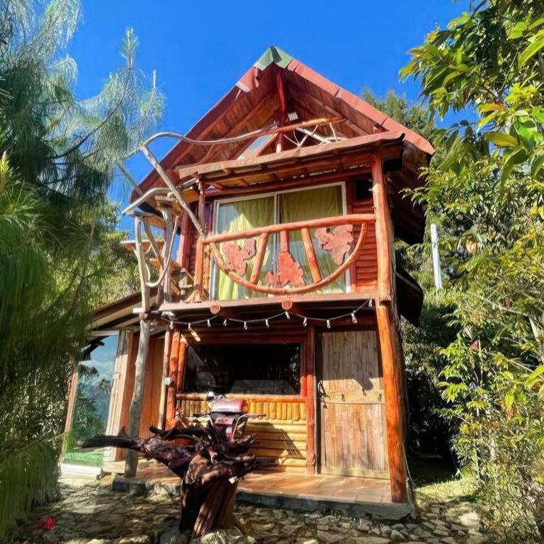 Cabaña Favor Divino con Barbacoa Fogata Hermosas vista - Casa con 1 dormitorio - 1