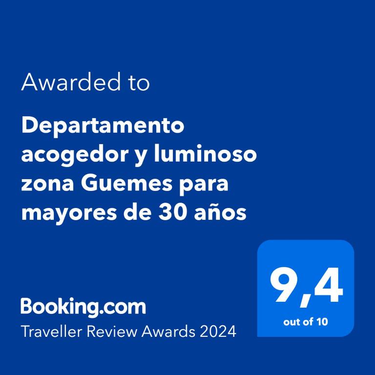 Departamento acogedor y luminoso zona Guemes para mayores de 30 años - Apartamento de 2 dormitorios - 2