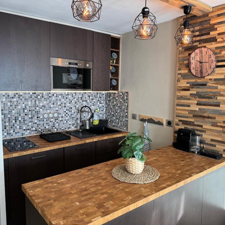 Appartement Les Chalmettes 4 Personnes au pied des Pistes Wifi - Balcon - Parking - Studio - 17