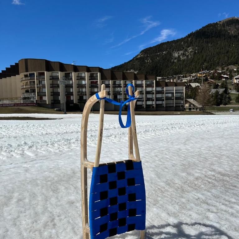 Appartement Les Chalmettes 4 Personnes au pied des Pistes Wifi - Balcon - Parking - Studio - 60