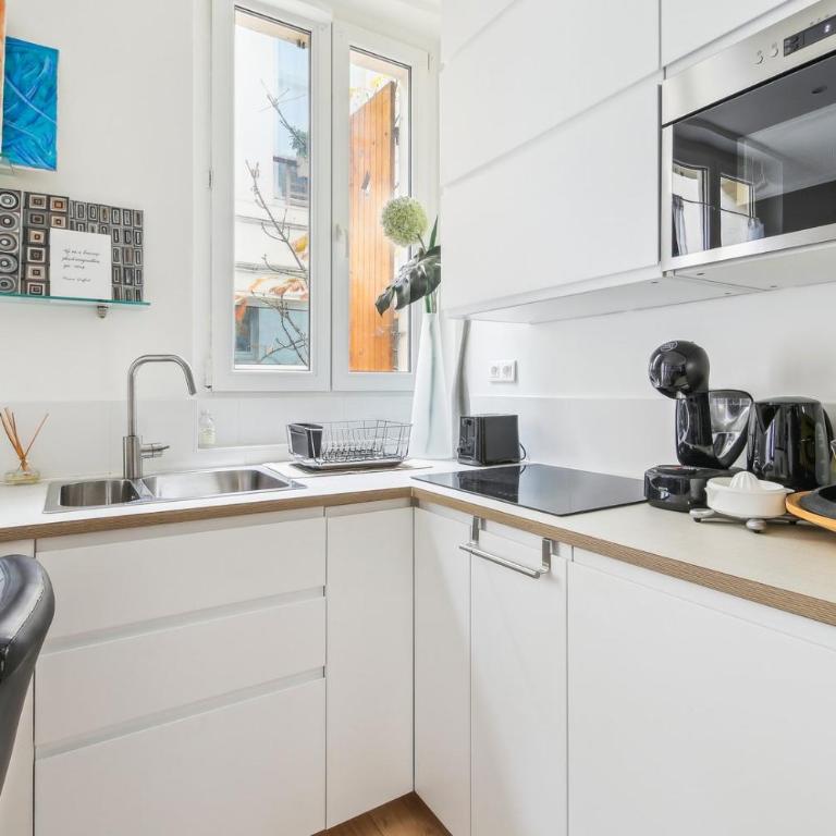 L'Oasis Urbaine - Proche Belleville et Parmentier - Appartamento con 1 Camera da Letto - 7