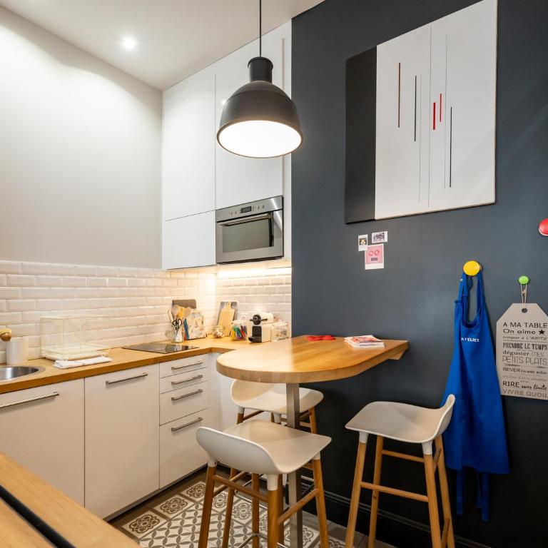 L'Atelier,T3,au pied de l'Opéra, Climatisé, CHECK-IN AUTONOME 24H sur 24H - Apartment mit 2 Schlafzimmern - 9