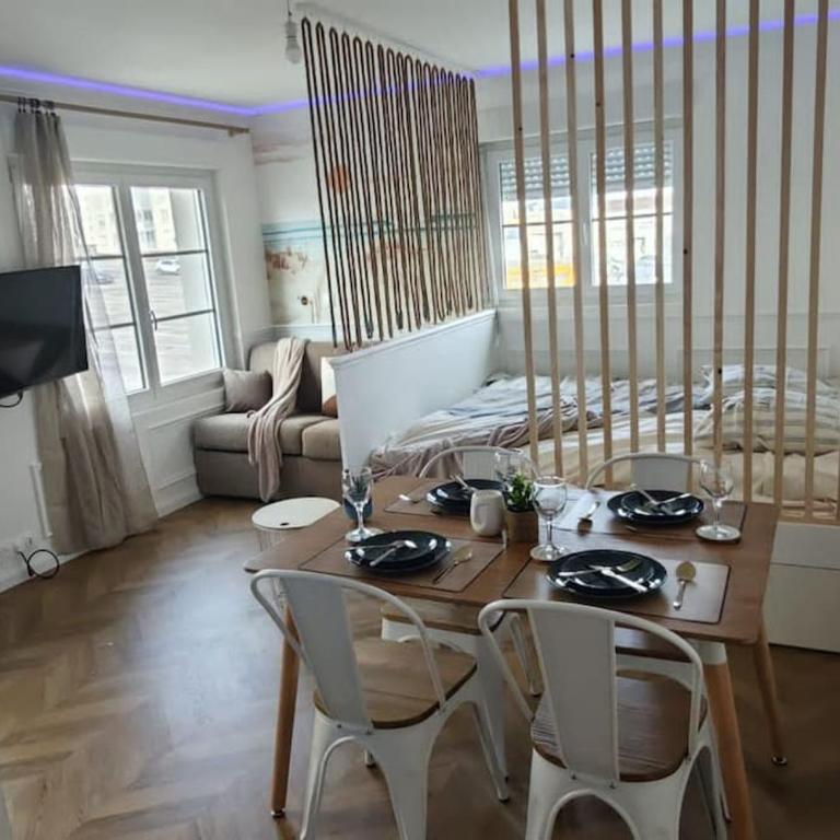 Perle Berckoise - studio - 250m de la plage - 1er étage - Monolocale - 16