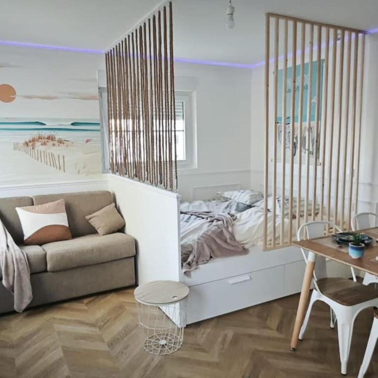 Perle Berckoise - studio - 250m de la plage - 1er étage - Monolocale - 1