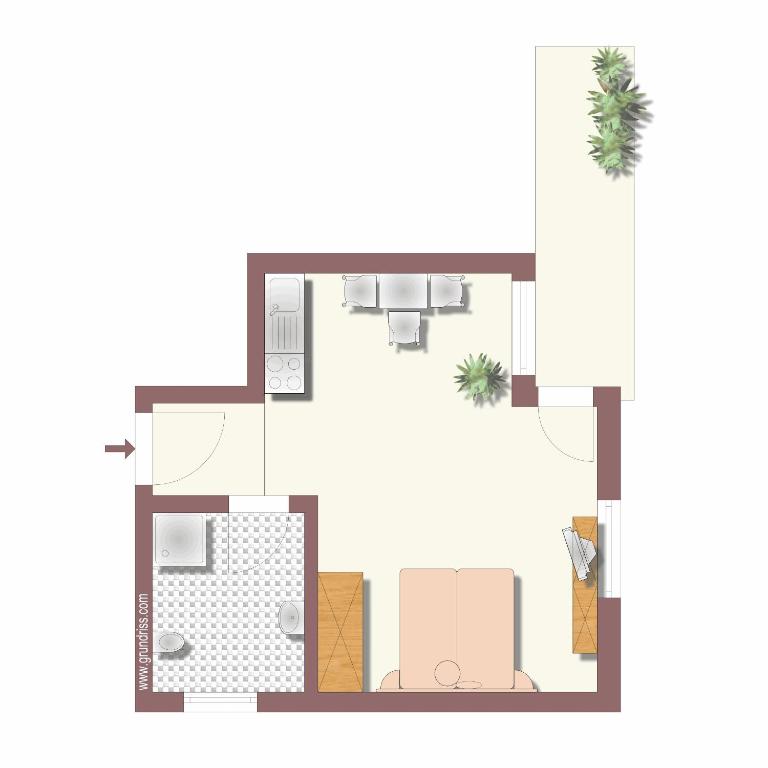 Landhaus Bachtelmühle - Apartment mit 1 Schlafzimmer und Dusche - 5