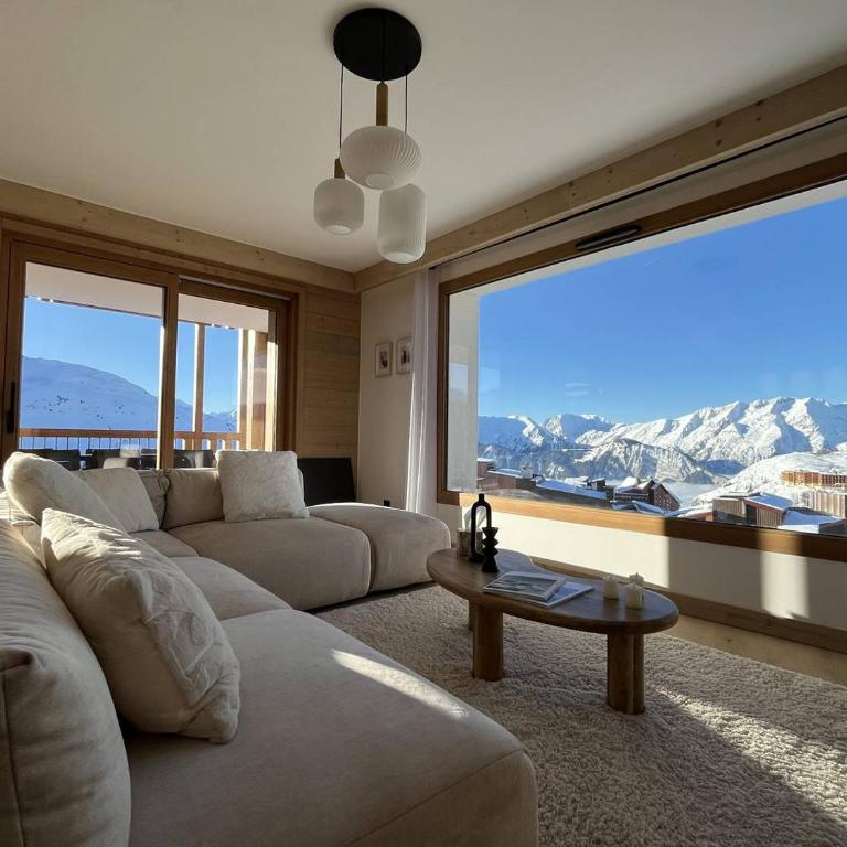 Alpe d'Huez Houses - Chez Marley - PHOENIX3 - Panoramique 4 chambres, sur piste avec piscine - Appartamento con Vista Montagna - 1