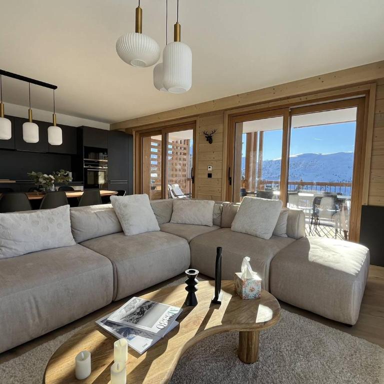 Alpe d'Huez Houses - Chez Marley - PHOENIX3 - Panoramique 4 chambres, sur piste avec piscine - Appartamento con Vista Montagna - 20