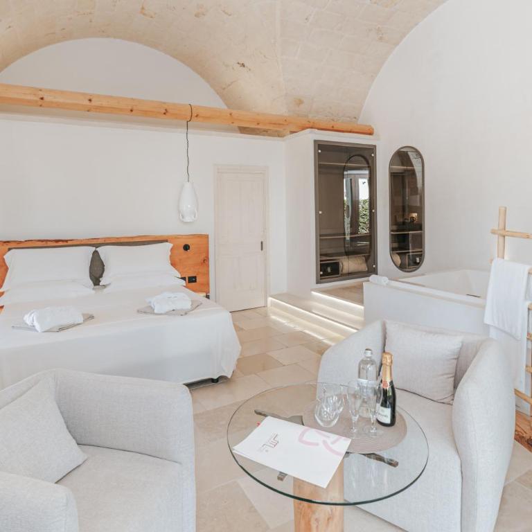 Masseria Longa Boutique Hotel - Suite Queen con Vasca Idromassaggio - 11