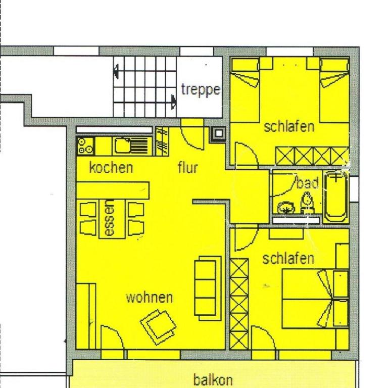 Silberblick Ferienwohnungen - aussergewöhnlich & familienfreundlich - Apartment mit 2 Schlafzimmern - 4
