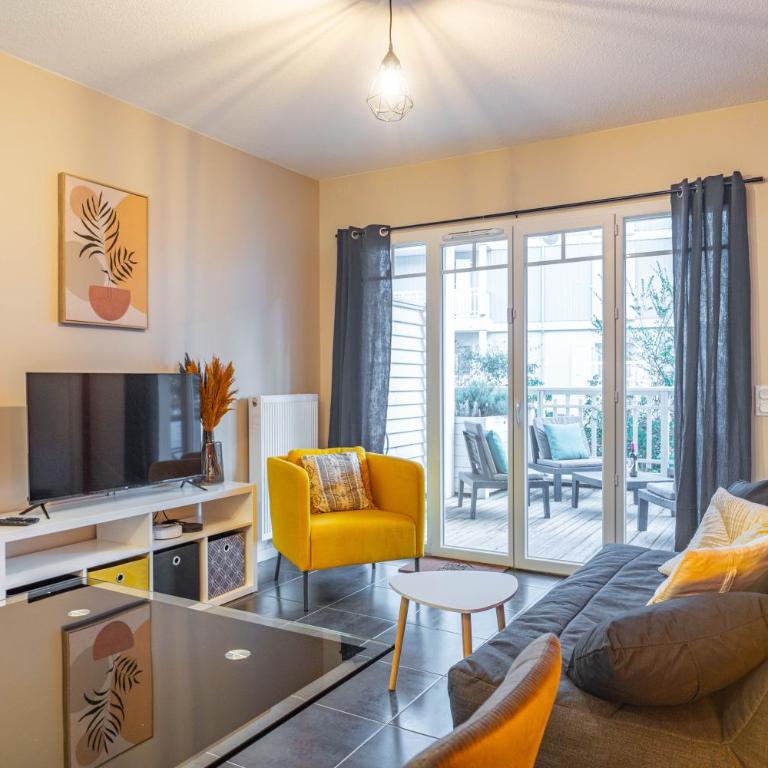 Chez Benjamin - Appt terrasse avec piscine commune - Apartment mit 1 Schlafzimmer - 2