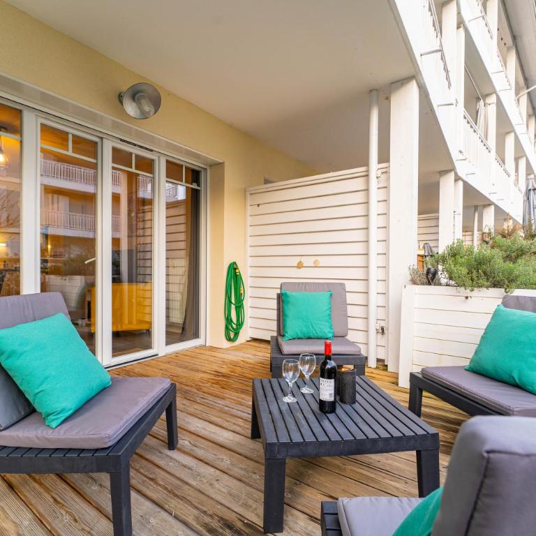 Chez Benjamin - Appt terrasse avec piscine commune - Apartment mit 1 Schlafzimmer - 7