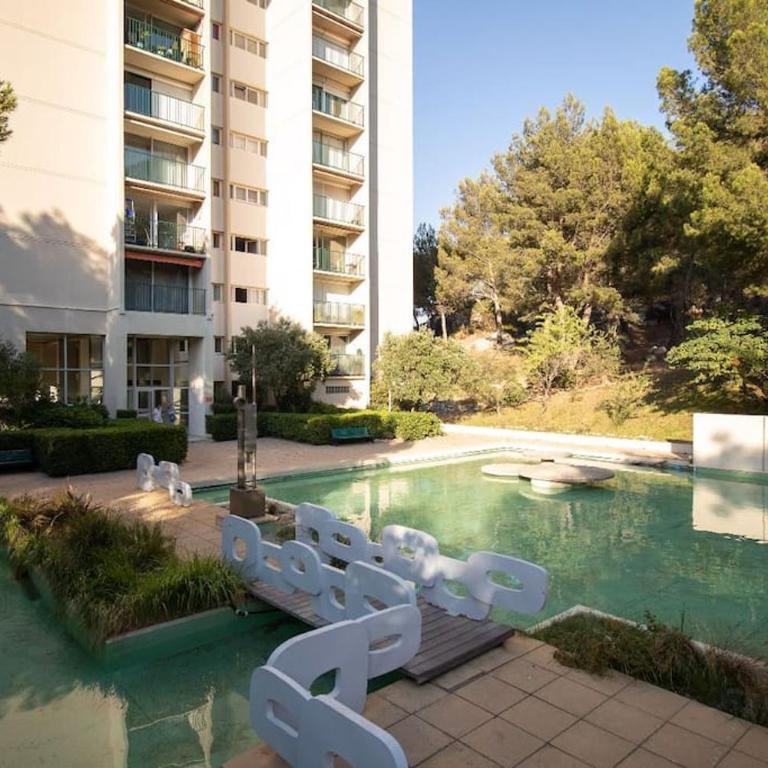 Superbe appartement, près des Calanques et vue Mer - Appartement 1 Chambre - 12