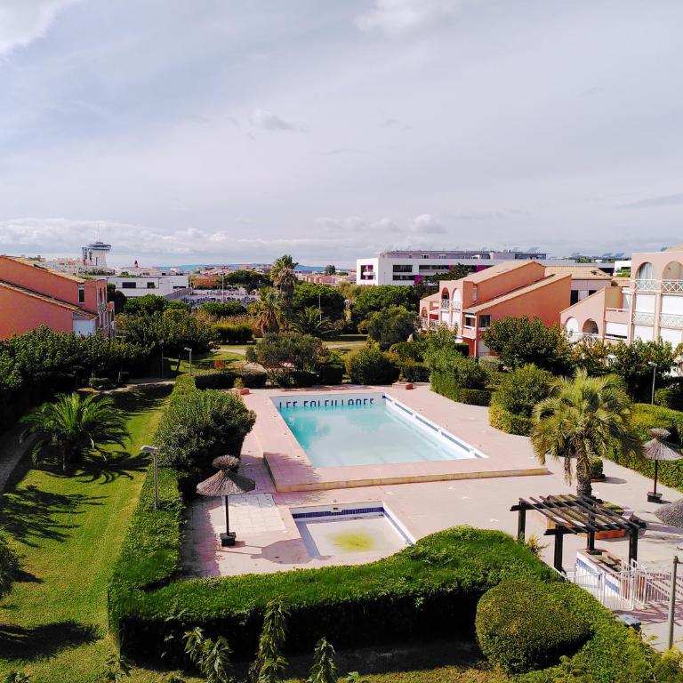 L'Oasis - T2 avec jardin - Piscine - Clim - Parking & Plage à 200m - Appartement 1 Chambre - 7