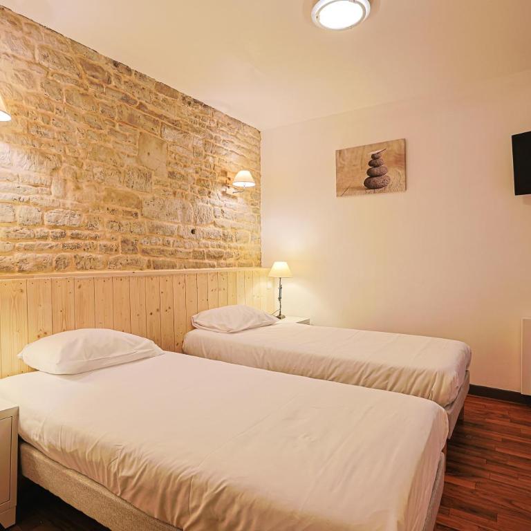 Hôtel François d'O - Chambre Lits Jumeaux avec Douche - 6