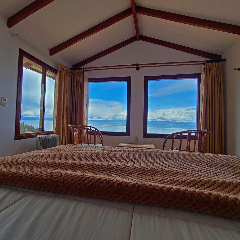 Utasawa - Habitación con cama extragrande y vistas al lago - 15