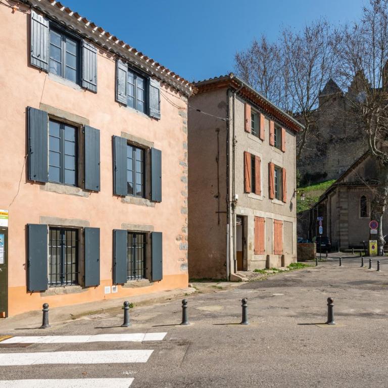 Les Gîtes de Laure - L'Or Blanc, Appartement avec Vue sur le Chateau, Climatisation, à 160 m de la Cité Médiévale - Apartment mit 2 Schlafzimmern - 26