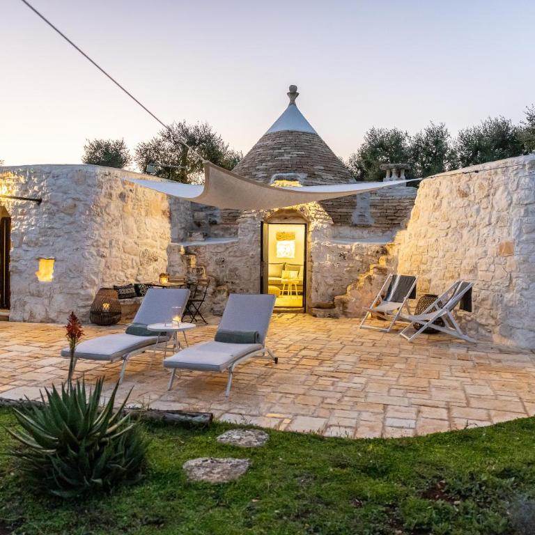 Trullo Cinderella mit Mountainbike & Pool - Casa con 1 Camera da Letto - 1