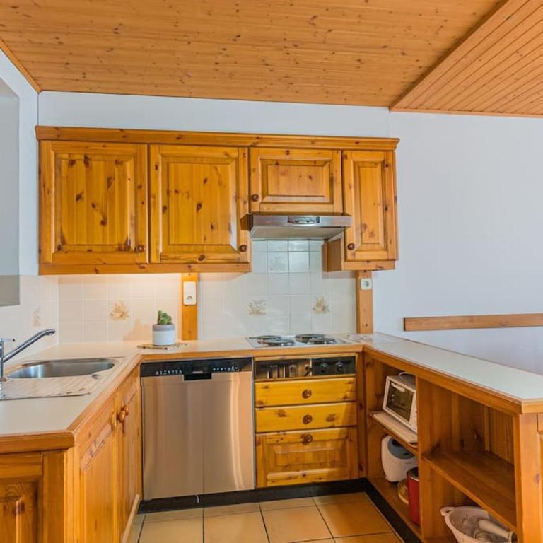 Atemberaubende Aussicht, direkter Pistenzugang - Apartment mit 1 Schlafzimmer - 16