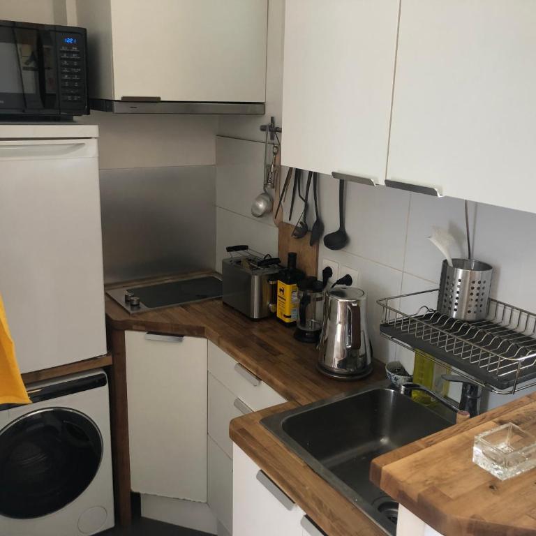 2 pièces sous les toits 6 personnes calme lumineux équipé - Appartement 1 Chambre - 17