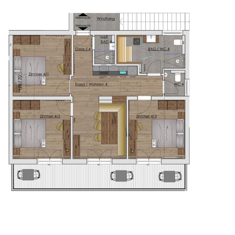 KUCKUCK Leogang by we rent, Saalfelden Leogang Card included - Apartment mit 3 Schlafzimmern - 13