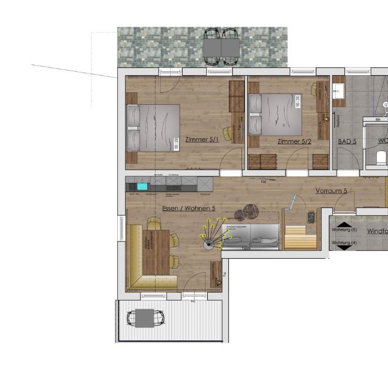 KUCKUCK Leogang by we rent, Saalfelden Leogang Card included - Apartment mit 2 Schlafzimmern und Balkon - 10