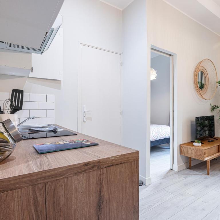Le PETIT JEAN- CENTRAL PRES GARE ET TRAM - supermarchés - WIFI - - Appartement 1 Chambre - 5