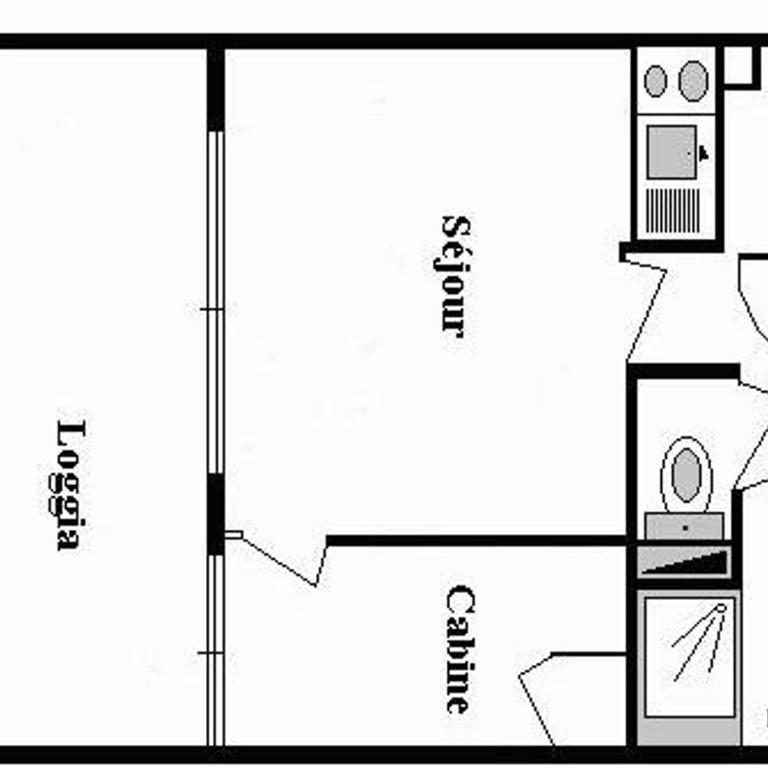 Studio Cabine à Sète: Véranda, Parking, Ascenseur, Plage à 300m - FR-1-338-44 - Studio - 9