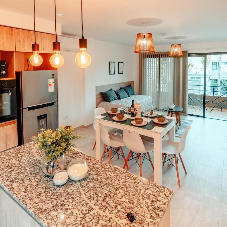 Departamento zona centrica en mendoza - Apartamento de 1 dormitorio con vistas al jardín - 1