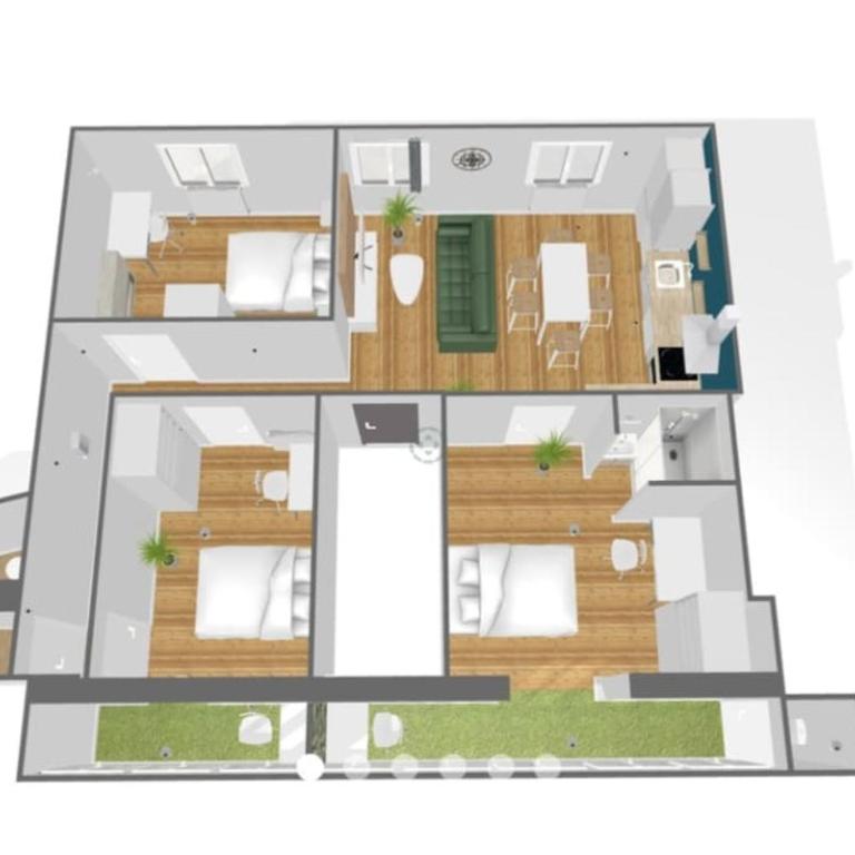 Cosy Queen - T4 - Hyper centre & parking - Appartement 3 Chambres - 23