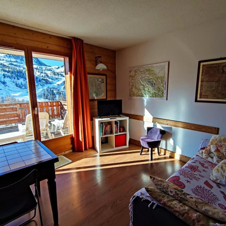 Charmant 2 pièces, terrasse sud, départ skis aux pieds, parking couvert, à 5 min des remontées - Appartement 1 Chambre - 1