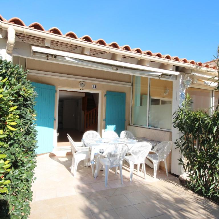 Villa 4 couchages terrasse sud parking piscine commune dans résidence sécurisée à 200m de la mer LRMA34 - Maison 2 Chambres - 1