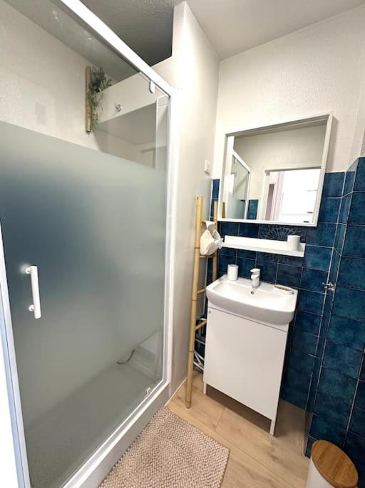 Studio dernier étage vue mer Clim et Wifi - Apartment mit 1 Schlafzimmer - 15