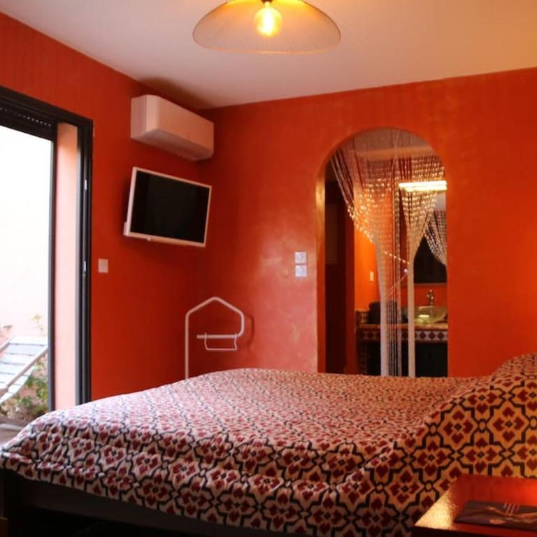 Chambre 2, Riad 3 Couple only au village naturiste - Chambre Double Deluxe - 1