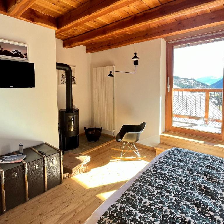 La Maison Abeil - Chambre Double - Vue sur Montagne - 1